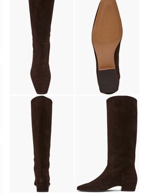 New in Box Steve Madden Dantelle Dk Brown Suede Knee-High  Boots